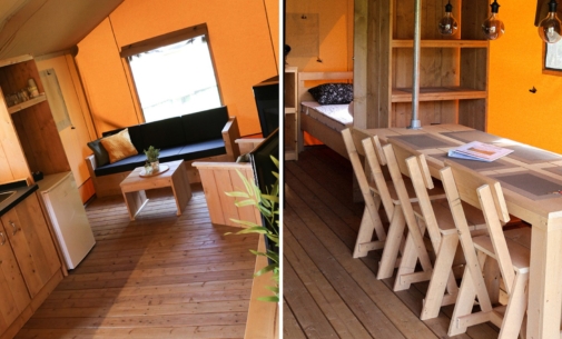Glamping Lodge - Kleine Beer- Eettafel