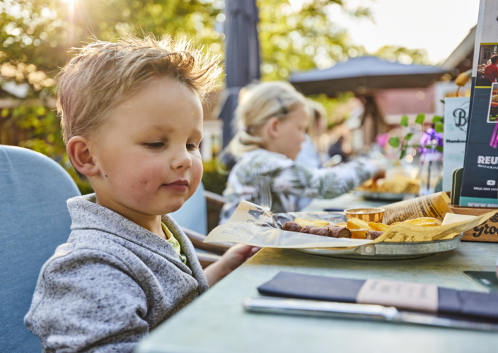 Reuselink terras eten