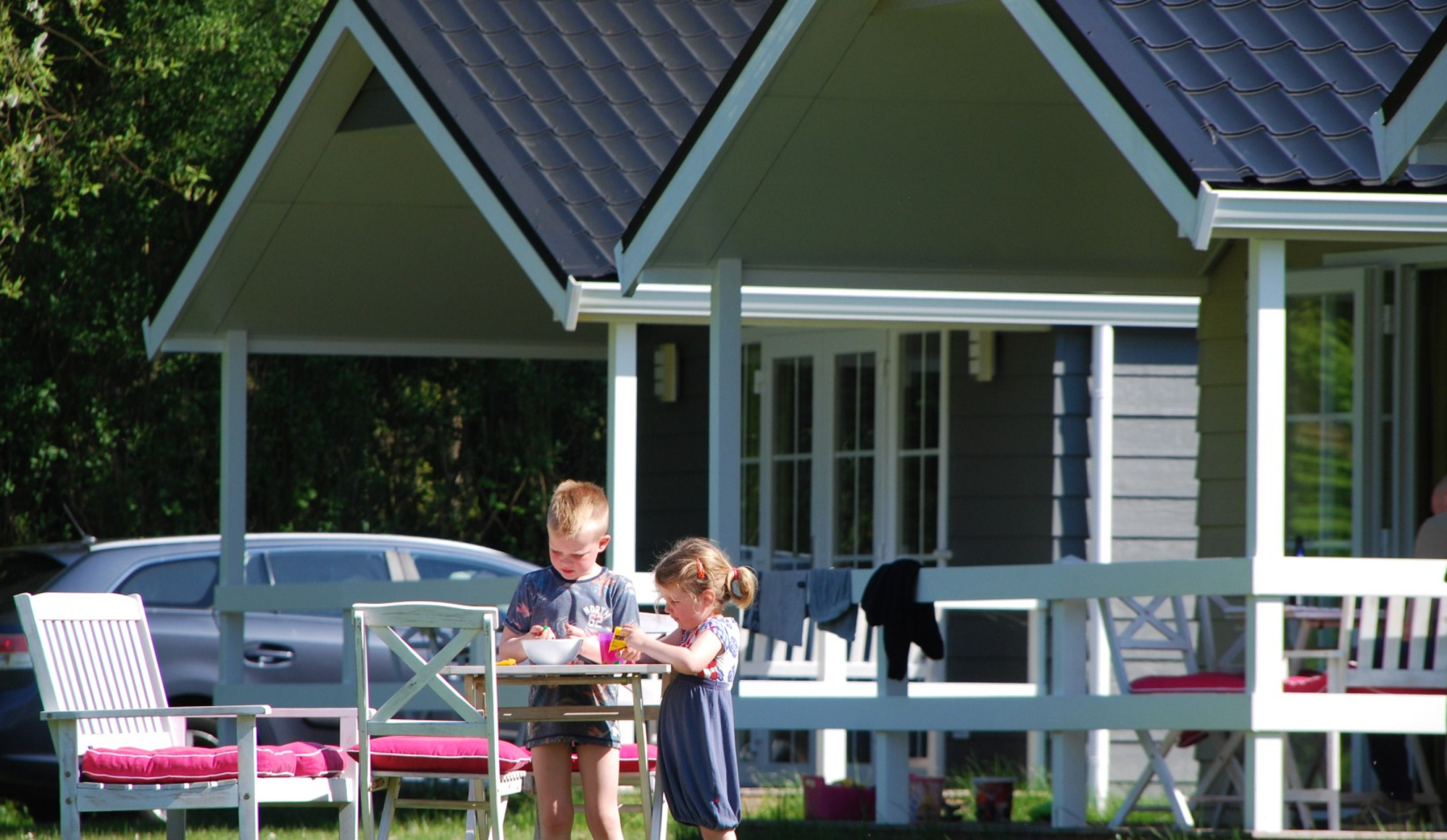 Chalet TV - 6 Personen - Veranda