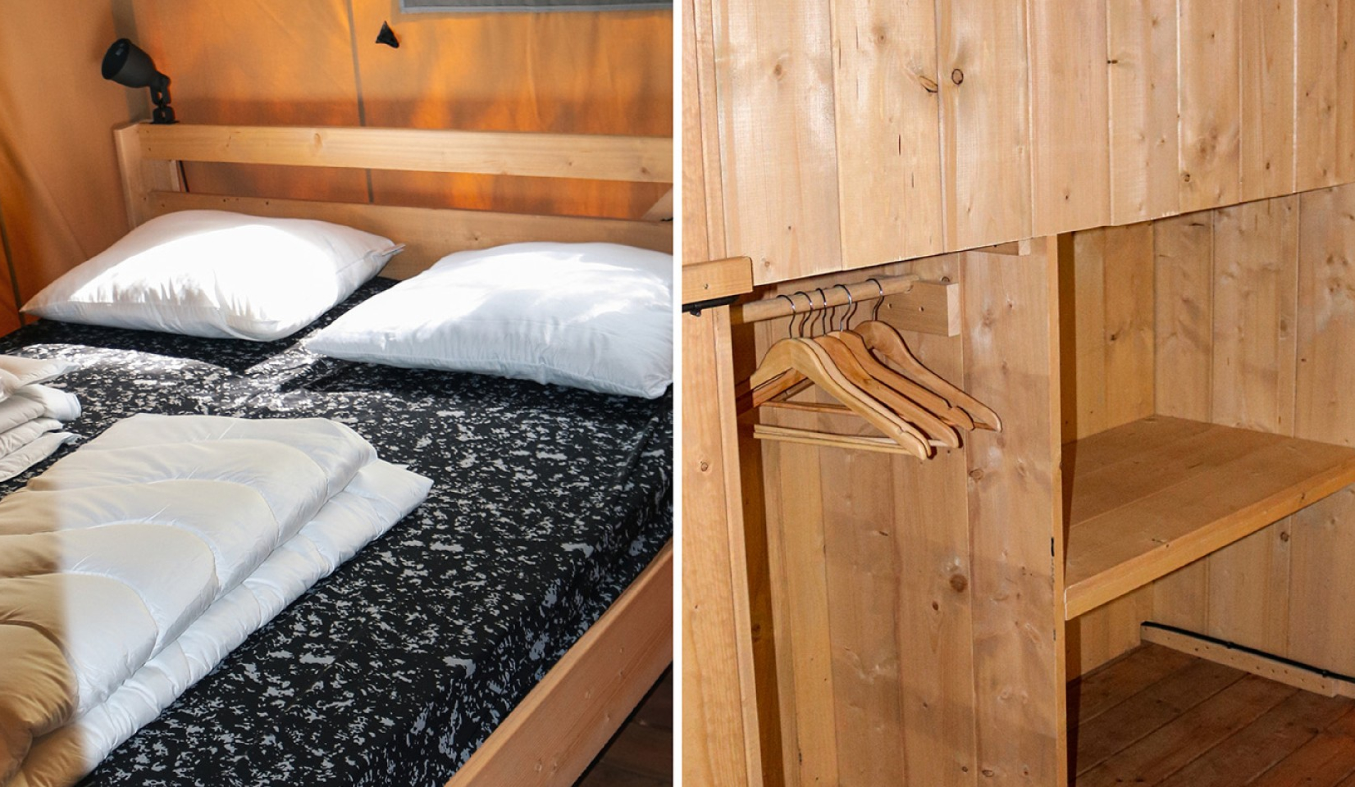 Glamping Lodge Het Steelpannetje - Slaapkamer 1