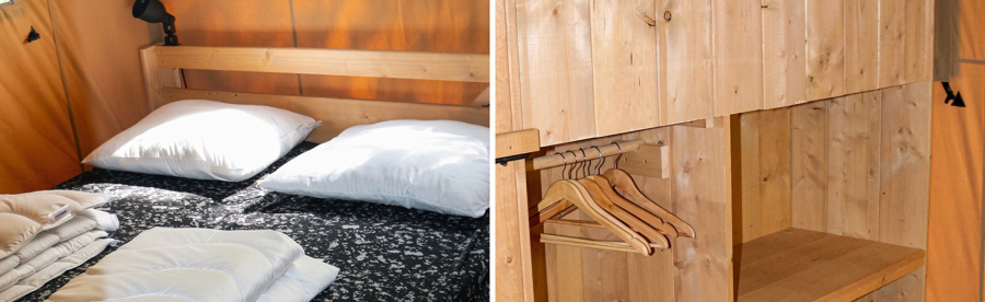 Glamping Lodge Het Steelpannetje - Slaapkamer 1