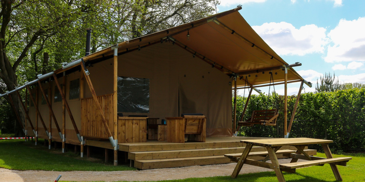 Glamping Lodge Het Steelpannetje - Veranda