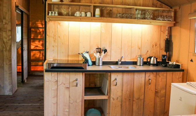 Glamping Lodge Het Steelpannetje - Keuken