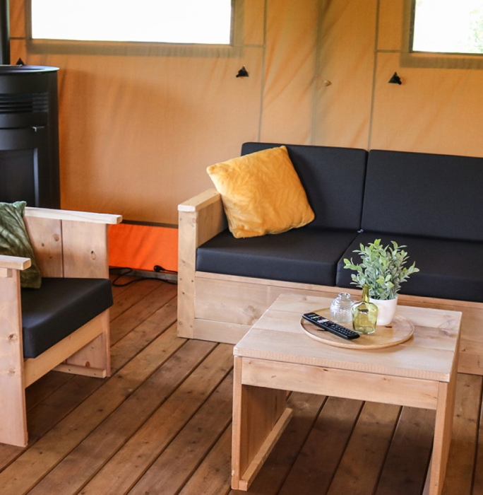 Glamping Lodge Het Steelpannetje - Bank